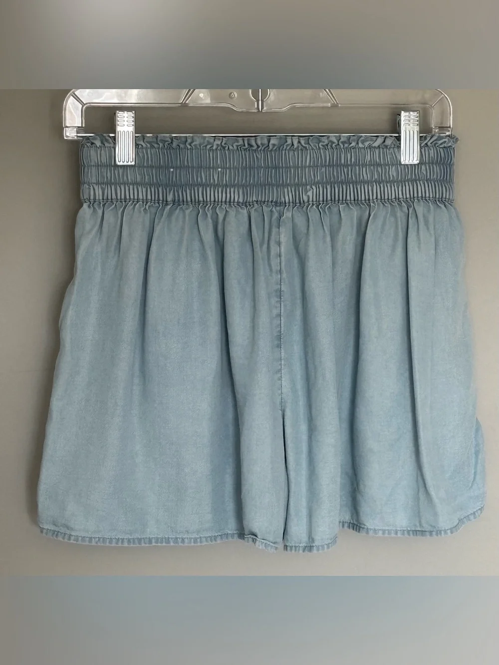 SO Girls Paperbag Waist Pull-On Shorts | Small | Zapata Blue - Picture 3 of 7